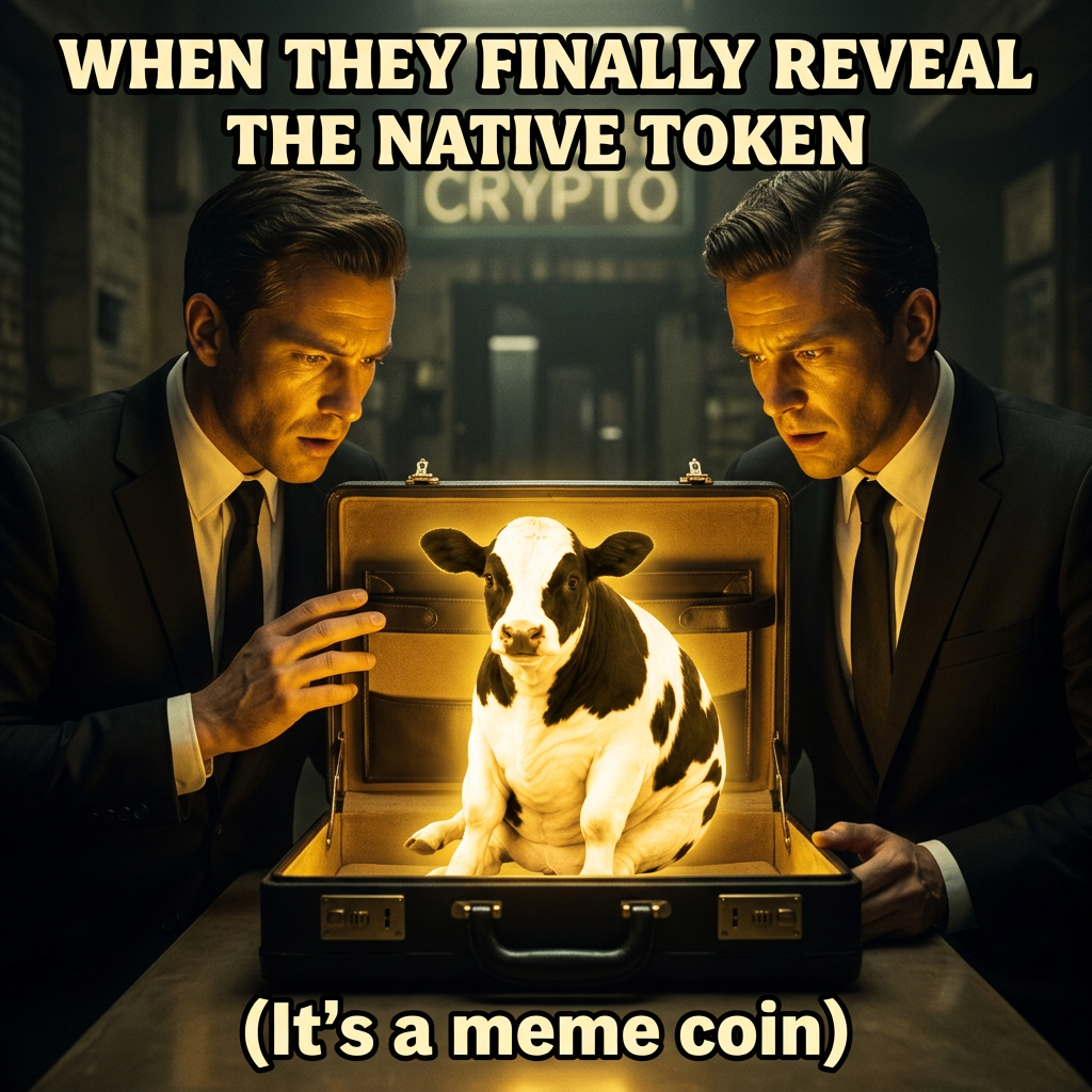 Cow in briefcase