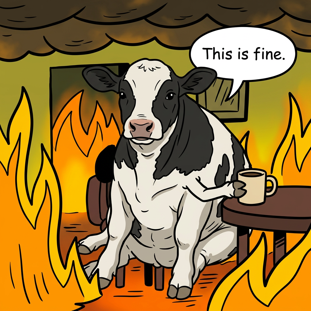 This is fine cow